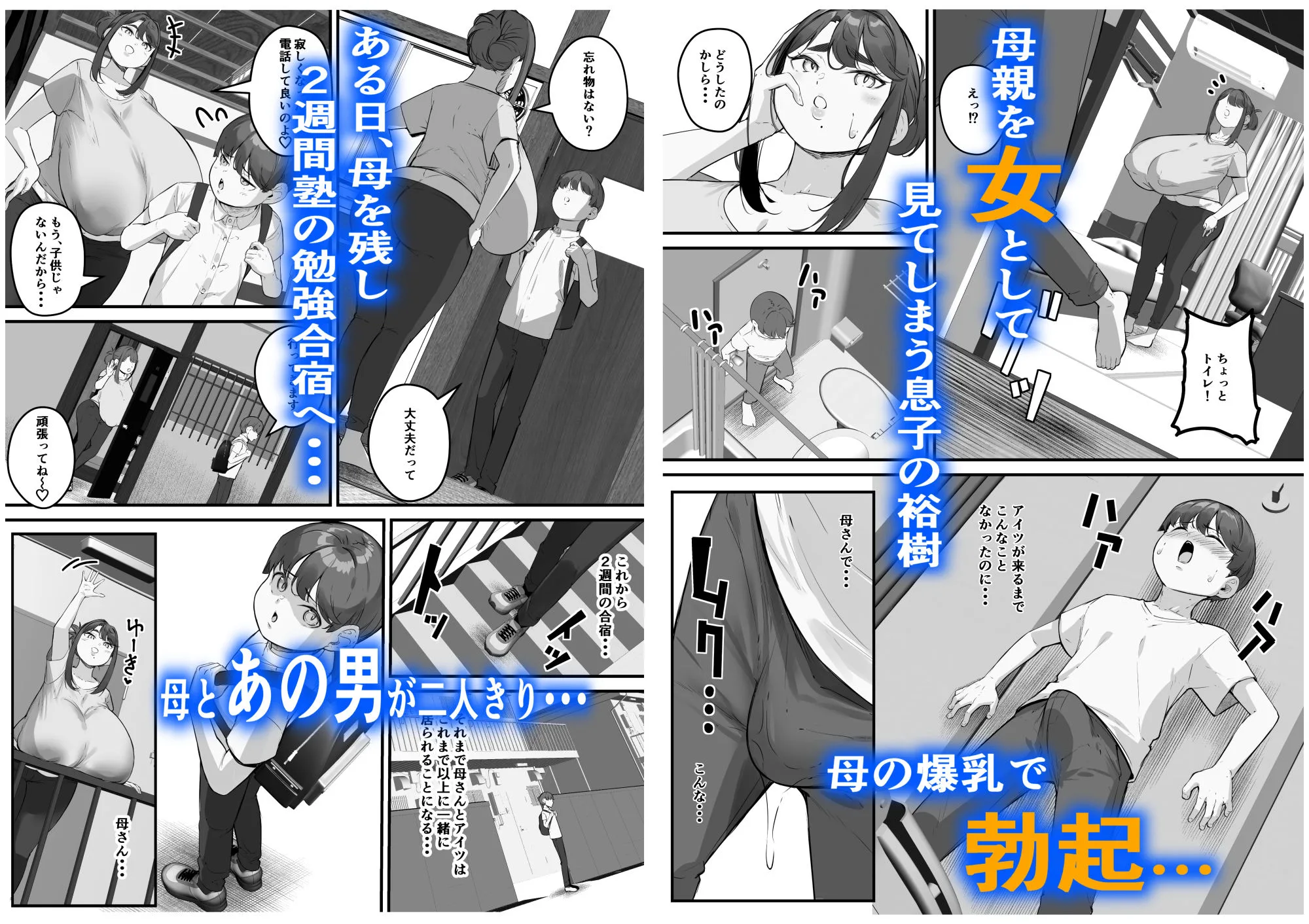 垂れ長乳母さんはチャラ男に寝取られる2 人妻 熟女 エロ同人 サンプル2