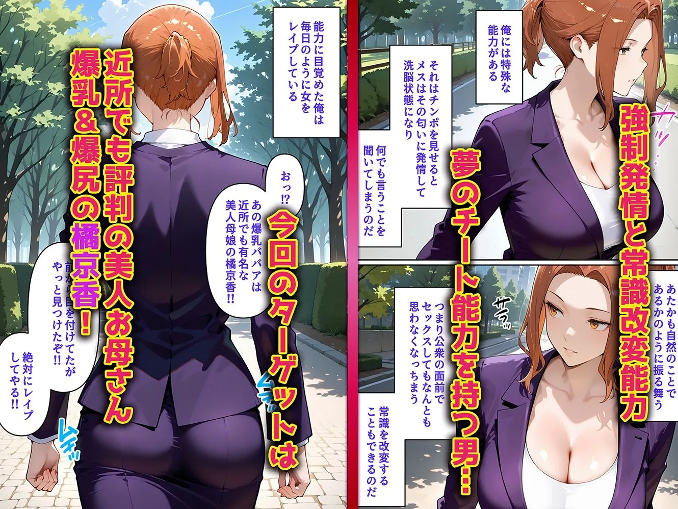 母娘姦  橘親子編 人妻 熟女 エロ同人 サンプル1